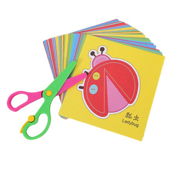 
Children's paper-cutting handmade kindergarten special for 3-6 years old 2 baby entry-level boys and girls making materials animal paper-cutting