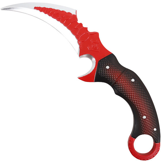 
Delta Action Game Peripheral Red Owl Claw Melee Weapon PU Soft Plastic Toy Ornament Dagger Model Gift