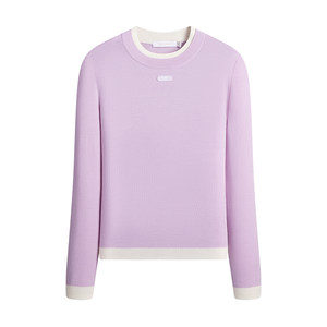 
Navigare Italian small sailing round neck sweater for women 2025 autumn new pure wool thin knitted sweater