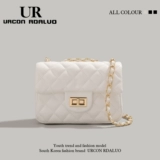 Цепь, сумка через плечо, ремешок для сумки на одно плечо, подарок на день рождения, изысканный стиль, на цепочке, в стиле Шанель