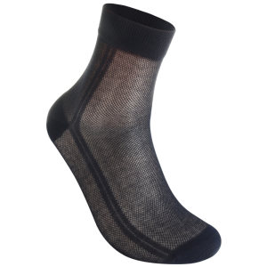 
Odi Loves Ultra-thin Men's Socks Summer Mesh Socks Breathable Cotton Socks Medium Socks Men's Business Socks Black and White Boneless Sewing