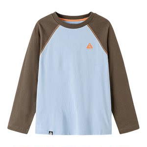 
Balabala children's clothing long-sleeved T-shirt for boys and girls 2026 new spring pure cotton quick-drying bottoming shirt top