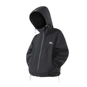 
B.VEERA outdoor sports style men's hooded jacket 25 autumn windproof and waterproof functional assault jacket