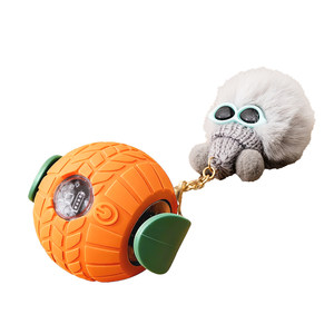 
Cat toy automatic cat teasing ball, self-entertainment and boredom relief artifact, kitten and young cat hunting electric intelligent remote control toy ball