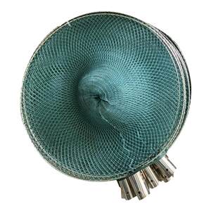 Copy -net set stainless steel copied net Headian solid circle fishing fish, fish net pocket, thick and hard big large objects, net rod fishing gear
