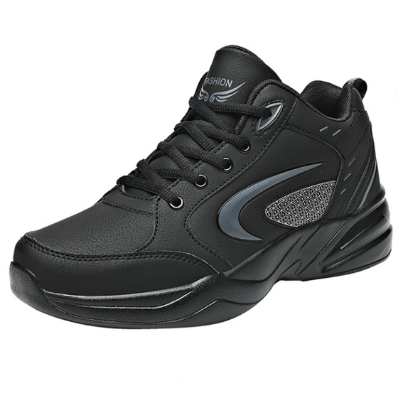 
Men's shoes, autumn and winter tendon sole leather casual shoes, waterproof sports running shoes, non-slip lightweight outdoor travel shoes, sneakers