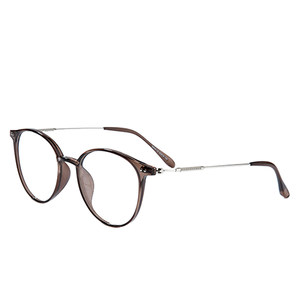 
CAPONI cold brown glasses myopia women's anti-blue light can be matched with Zeiss lens degree glasses frame round frame
