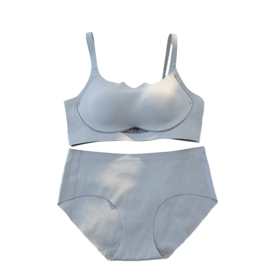 
Strap-style lifting underwear for women with small breasts that look large and thickened and adjustable anti-sagging young ladies bra set