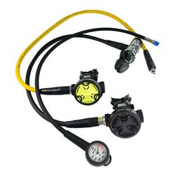 Seac P-synchro Diving Breathing Regulator First And Second Stage Spare Single Watch Equipment Set Italy