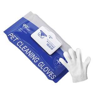 
Pets without washing cleaning gloves and wipes for cats and dogs disposable dry cleaning and care products for feet without bathing