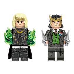 Loki Loki Assembled Building Blocks Toy Tv Series Peripheral Puzzle Bags Hand-made Gifts For Men And Women