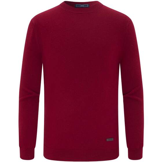 
EMZ Ordos [Pure Wool] 25 Autumn and Winter New Antibacterial Warm Wool Knitted Sweater Round Neck Sweater for Men