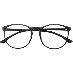 Retro glasses frame TR90 can be matched with myopia men and women light eyes frame Korean style round face mid-frame full frame black