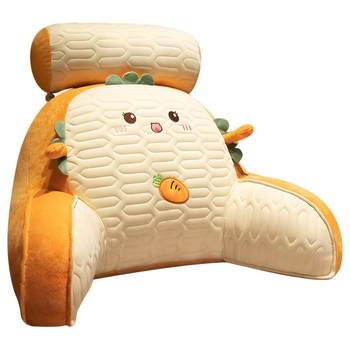 Latex Ice Silk Mat Bedside Cushion Soft Cover Lumbar Backrest