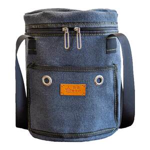
Xingshu wood stove storage bag old canvas cylinder bag thickened durable tool bag wear-resistant large capacity handbag