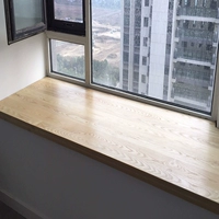 Сплошная древесная оконная панель панели бурного окна Окно белая восковая дровяная табличка настройка