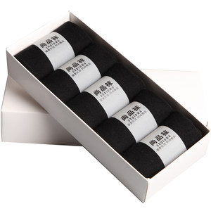 
Pure cotton women's socks spring and summer black socks mid-calf deodorant cotton short-tube all-season white men's socks gift box formal socks