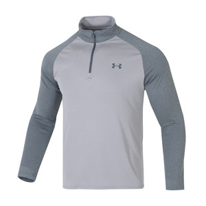 
UA Under Armour Quick Dry Half Zipper Long Sleeve T-shirt Men's Fitness Training Sportswear Breathable Base Shirt Pullover