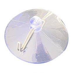 Metal stainless steel suction cup hook