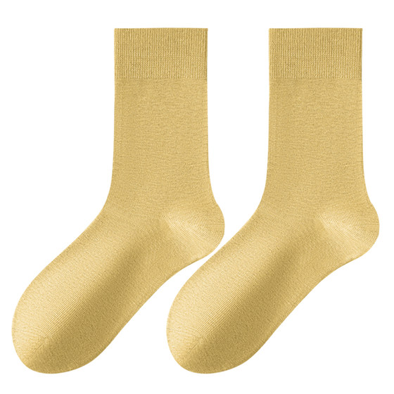 
[Camellia Fragrance] Pure cotton socks for women, summer thin, boneless mid-calf socks, breathable, sweat-absorbent, anti-odor, postpartum socks