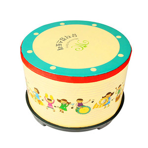 Children's musical instruments, boys and girls, small drums, drums, toy drums, percussion instruments, baby, cartoon ground drums, 1-3 years old, 4