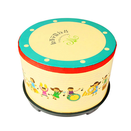 Children's musical instruments, boys and girls, small drums, drums, toy drums, percussion instruments, baby, cartoon ground drums, 1-3 years old, 4