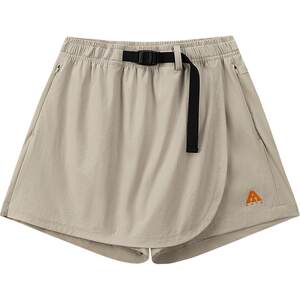 
ANTA mountain shell pants丨Mountain style outdoor ice silk sports shorts women's culottes summer breathable anti-exposure A-line culottes