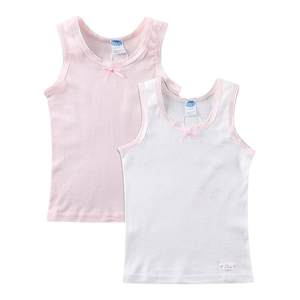 
Micro-defect Disney children's vest for boys and girls pure cotton I-shaped vest for babies threaded cotton base sweat vest