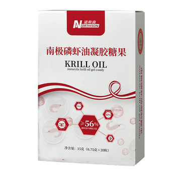 
Nohisen pure Antarctic krill oil 59% phospholipid astaxanthin fish oil omega3 raw materials imported from state-owned Luhua