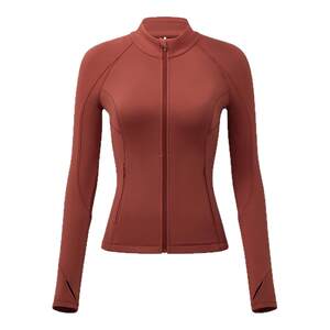 
VfU meow velvet running long-sleeved T-shirt women's warm anti-static yoga tops fitness clothes sports clothes autumn and winter