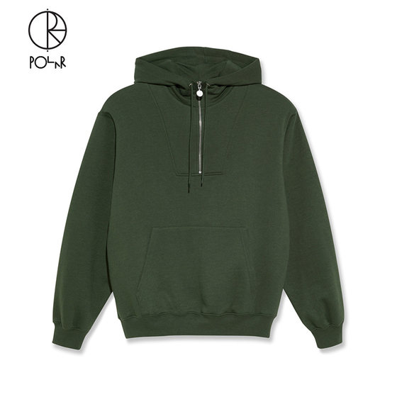 Polar Skate Co Half Zip Hoodie 半拉链抽绳连帽休闲运动卫衣男