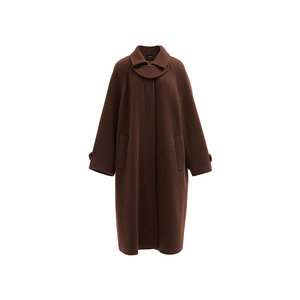 [Tmall selection] AUM Ohm Winter Worm Wool Knitted Loose Casual Long Coat Jacket Women