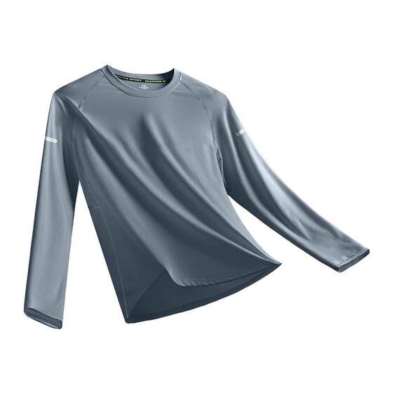 
Quick-drying long-sleeved T-shirt men's sunscreen ice silk summer thin breathable loose sports clothes 2026 new tops