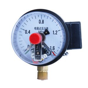 YXC100 0-1.6MAP Shanghai shock-resistant magnetic aid electric connection point pressure meter upper and lower limit control water pressure switch