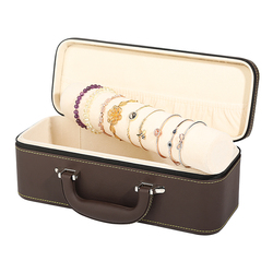 Polo Fest High-end Leather Jewelry Suitcase Bracelet Bracelet Bracelet Jewelry Box Storage Box