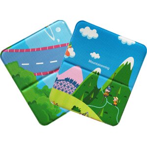 
Student Chair Cushion Kindergarten Small Square Cushion Moisture-proof Septum Yoga Seat Cushion PVC Septum Thickened Outdoor Floor Cushion Folding