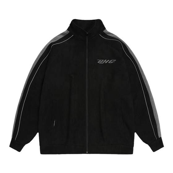 
BJHG reckless American retro jacket men's autumn new trendy men's casual sports jacket baseball uniform