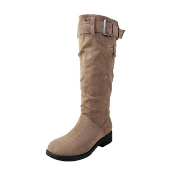Meow's Sky 2025 Autumn New Slim Tall Boots Long Boots Women's Thick Heel Versatile Western Cowboy Boots