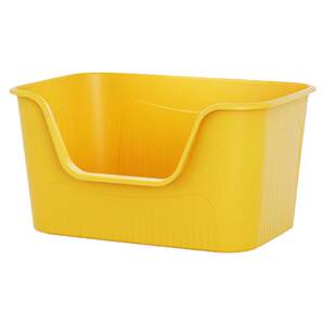 Cat litter box with large splash protection fully open semi-enclosed toilet mutton Maine extra-large huge cat litter box