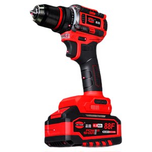 
Jiatian brushless lithium battery electric drill household electric screwdriver multi-function impact drill hole drill tool pistol drill