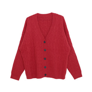 
Huanghuangjia Twist Classic Sweater Jacket 2026 Spring and Summer New Soft, Gentle, Lazy and Relaxed Knitted Jacket for Women