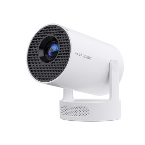 
[2026 new model] MAGCUBIC HY300Pro+ home ultra-high definition living room and bedroom projector can be connected to mobile phone for wireless screen projection, dormitory rental small projector for office