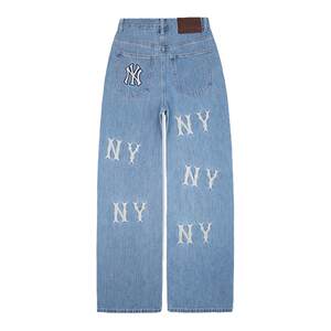 
MLB official couple embroidery big logo wide-leg jeans suit spring and summer DPB02/DKB01