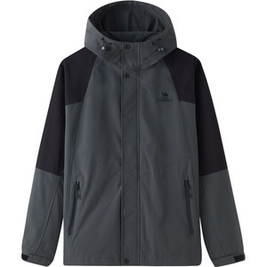 
Camel Mountain and Sea Jacket Women's 2025 Autumn and Winter New Purple Jacket Women's Velvet Warm Workwear Jacket Mountaineering Wear