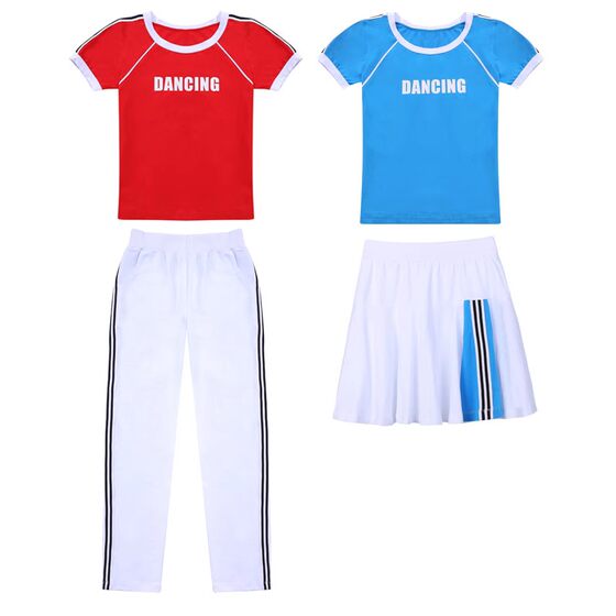 
Yang Liping Square Dance Clothing Women 2025 New Short Sleeve Dancing Performance Clothing Fitness Casual Sports Clothing Set