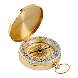 Guide needle Portable outdoor hiking camping direction stainless steel car supplies high -precision pointed northern needle compass
