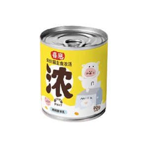 Big pineapple pet Xizi's new staple food soup can cat wet grain hydrating fresh meat soup urinary nutrition can

