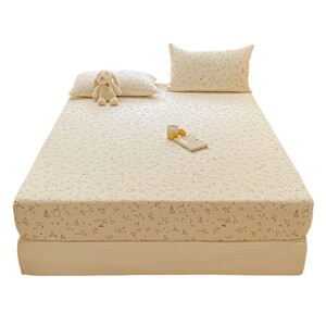 
Double-layer gauze fitted sheet 2026 new type A maternal and infant grade student dormitory bed cover anti-slip mattress protector machine washable