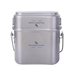 Biwei Pure Titanium Cooker Large Capacity Outdoor Lightweight Cooker