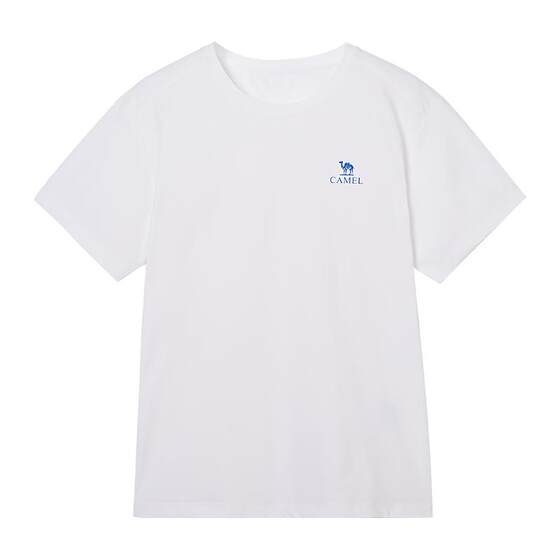 
Camel Men's Quick-Drying T-Shirt/Shorts Outdoor Sports 2026 New Solona Solid Color Round Neck Breathable Top